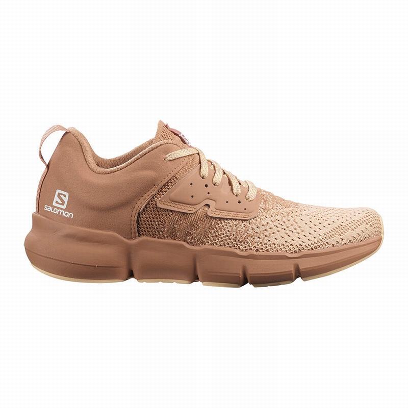 Salomon PREDICT SOC W - Womens Road Running Shoes - Brown - NZ (59083-GDNH)
